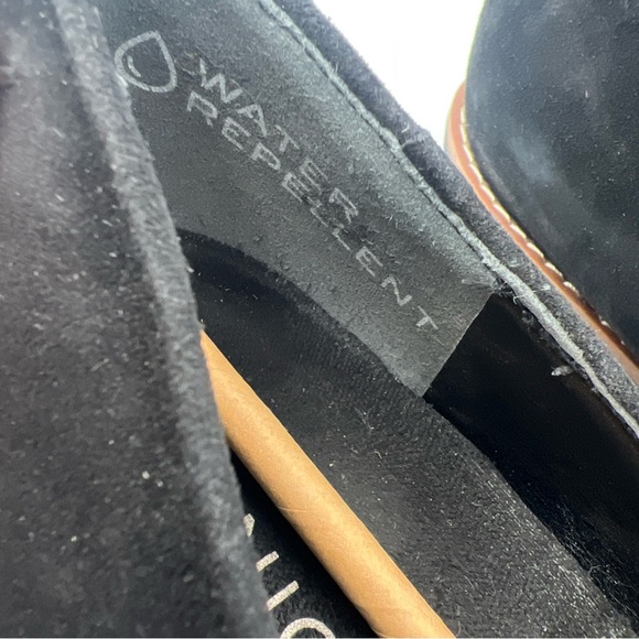 VIONIC Women’s Willa Wedge Loafer Black SUEDE Size 8.5M Water Repellent NEW - Picture 9 of 14